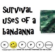 Survival uses of a bandanna