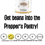 Get beans into the preppers pantry