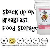 Stock up on Breakfast Food Storage