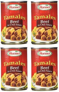 Canned tomales