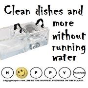 How to stay clean without running water