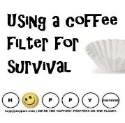 Using a Coffee Filter for Survival