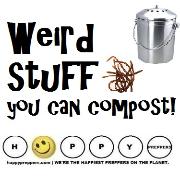 Weird stuff you can compost