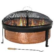 Copper fire pit