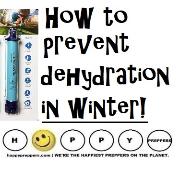 How to preppers cadn prevent dehydrating in winter