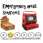 Emergency heat sources  that don't require electricity