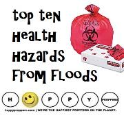 Top ten health problems from floods