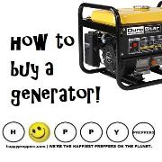 Prepper's Guide to buying a survival generator