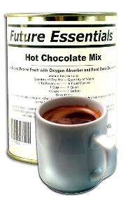 Hot chocolate food storage