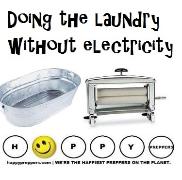 Doing the laundry without electricity - off grid washing machines 