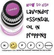 How to use lavender essential oil in prepping