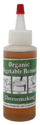 Liquid rennet (organic vegetable rennet)