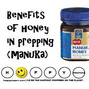Benefits of honey in prepping