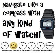 How to navigate like a compass with any kind of watch