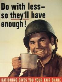 Rationing during the world war