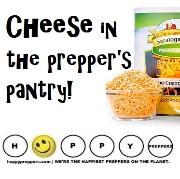Shelf-stable cheese in the prepper's pantry