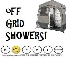 Off grid showers
