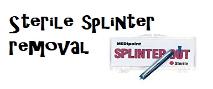 Splinter Out Sterile splinter remover