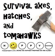 Survival Axes, hatches and tomahawks