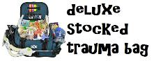 Deluxe stocked trauma bag