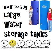 How to buy large water tanks