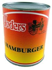 Case of canned hamburger